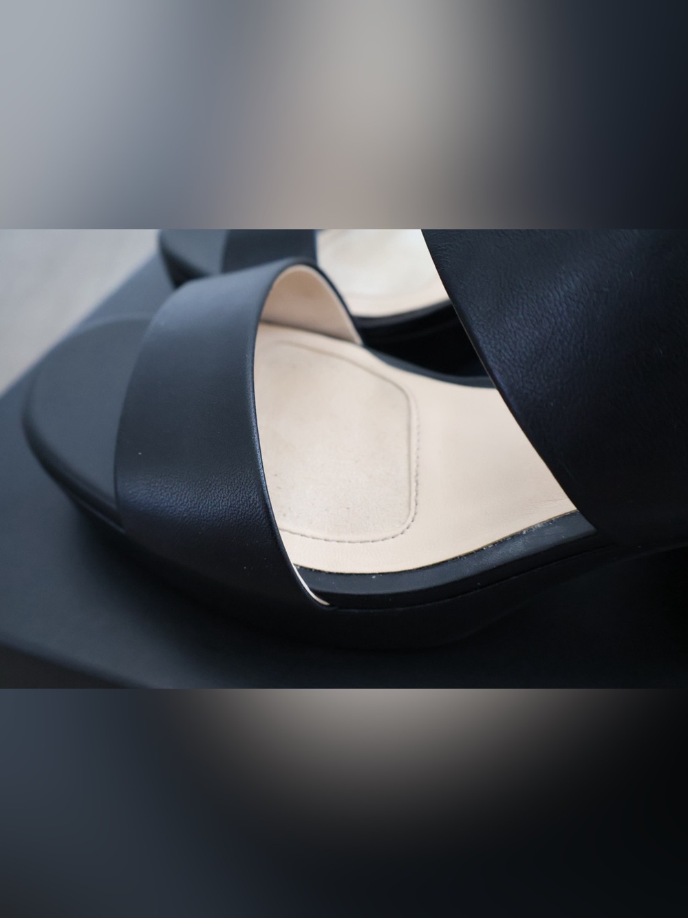 Alex Marie Black Block Platform Sandals - Picture 4 of 9